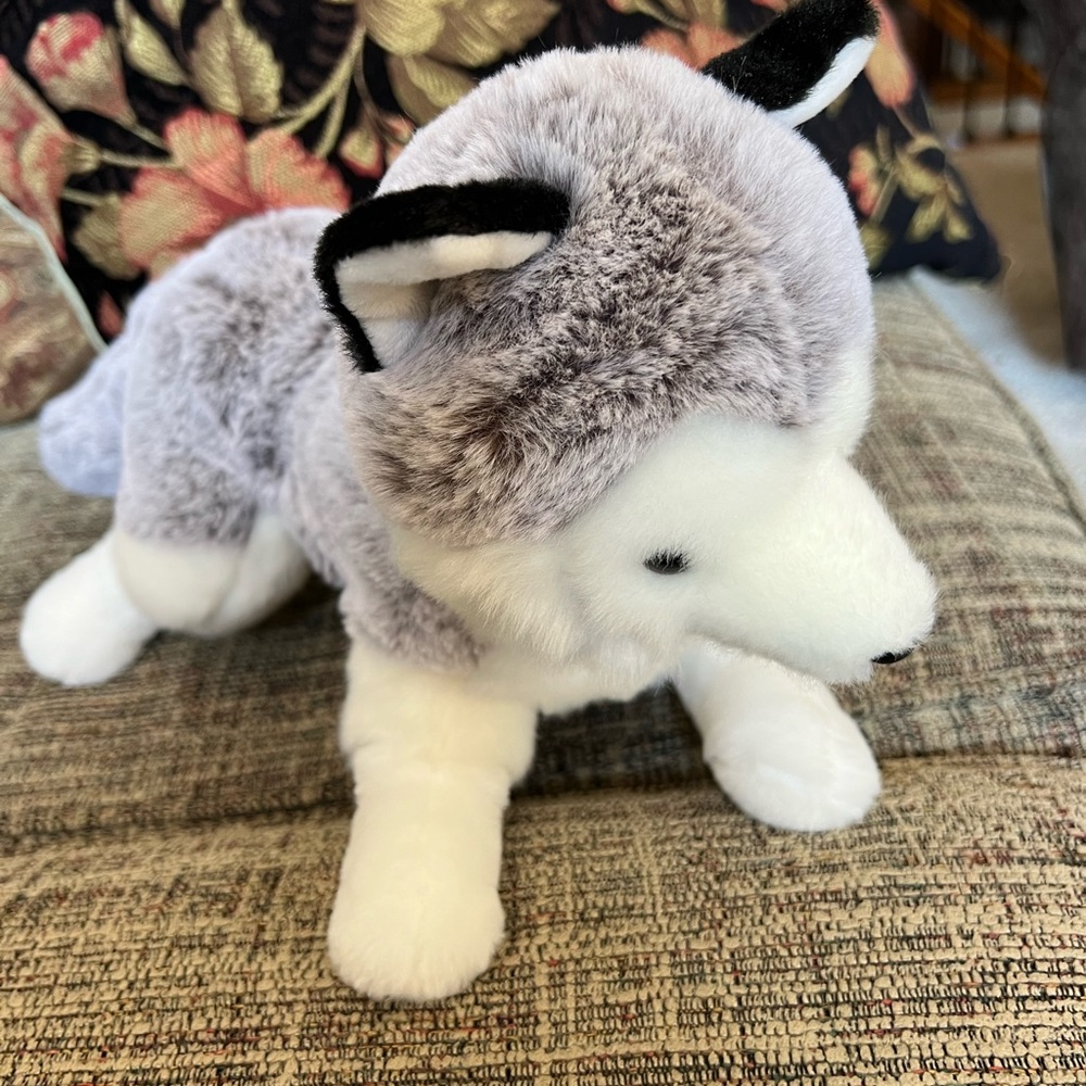 Siberian Husky plush animal